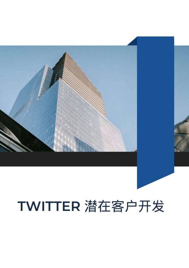 Twitter 潜在客户开发